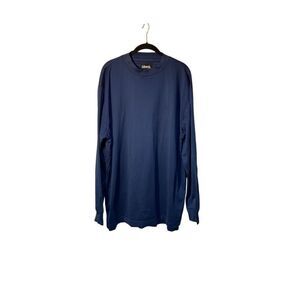 Ashworth men’s blue, long sleeve, Pima, cotton T-shirt, size XL